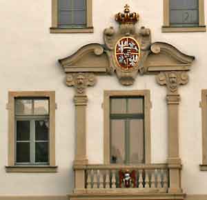 Bürgermeister-Balkon und Ratssaalzimmer im Rathaus Wilsdruff